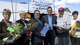 Agriculture, Fisheries and Rural Development Minister Allan Campbell presents the 2008 Shellfish Recognition Awards to (from l-r) Debbie Ramsay, Faye Adams, Jerry Adams, Blair Smith and Evelyn Smith.